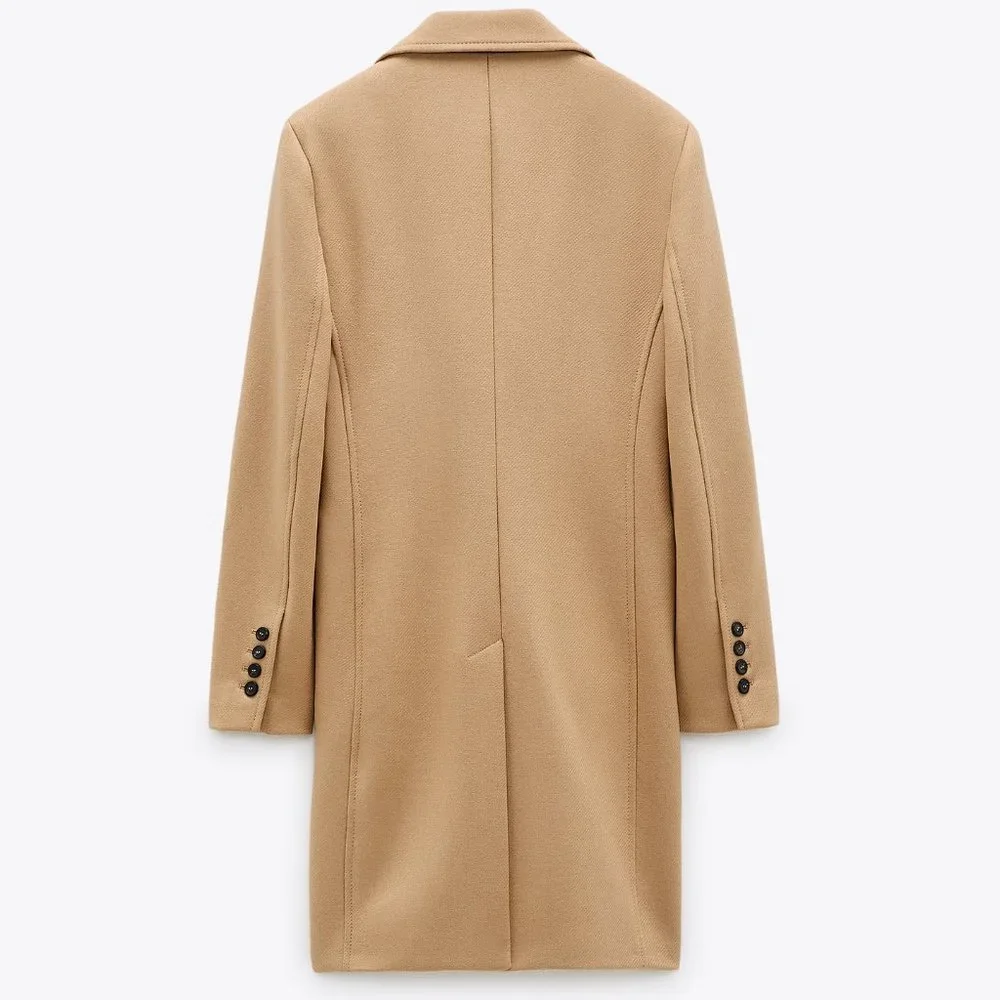 Zara Manteco Wool Blend Coat - Picture 8 of 11